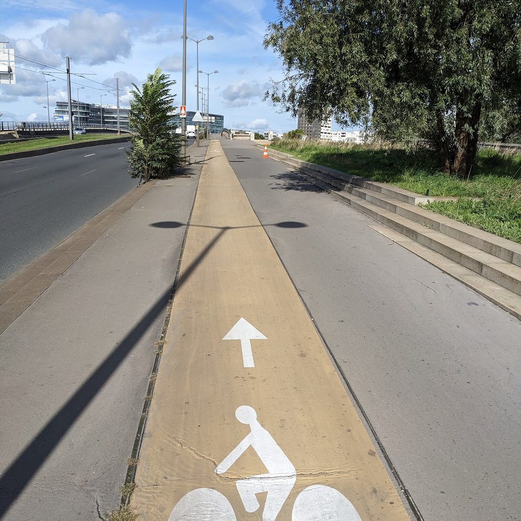 Piste cyclable (pont de Bezons) 1